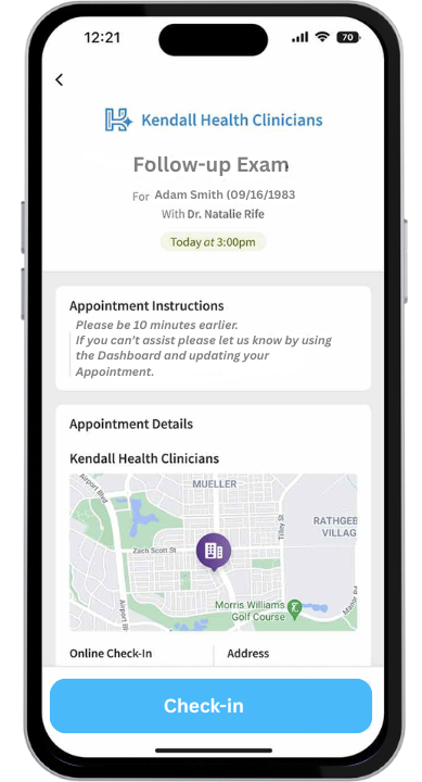 HMS Central - Examen de seguimiento